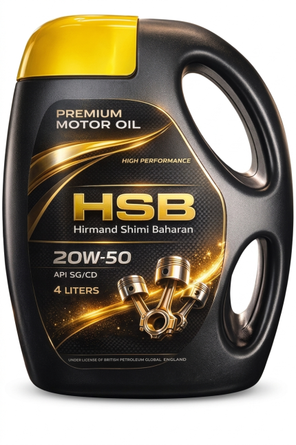روغن موتور HSB SAE 20W50 (Synthetic Blend)